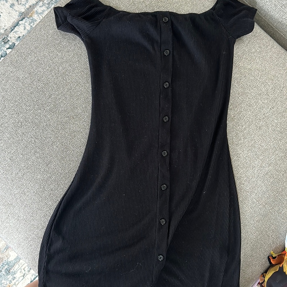 Nasty gal off the shoulder dress size small